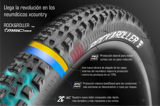 ROCK & ROLLER 29x2 10 TLR 2C XC EPIC SHIELD 120TPI