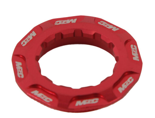 TAPA DE CASSETTE SINGLE SPEED ALU6061T4 12T ROJO