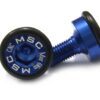 TORNILLO PEDALIER CUADRADILLO M8x15 ALU AZUL 2uds