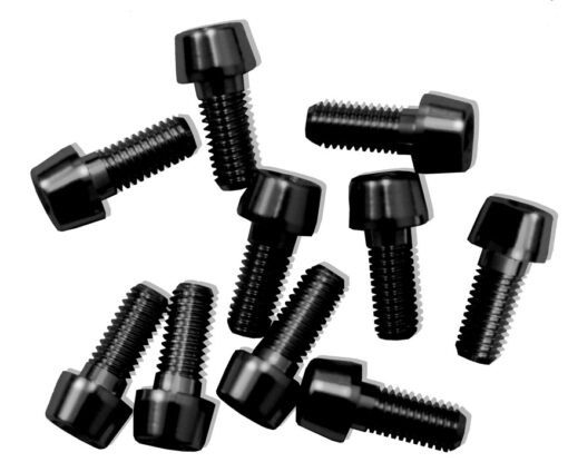 TORNILLOS ALU7075T6 M5X10 NEGRO ANODIZADO  10UNI