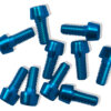 TORNILLOS ALU7075T6 M5X5 AZUL ANODIZADO  10UNI