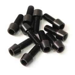 TORNILLOS ALU7075T6 M6X15 NEGRO ANODIZADO 10UNI