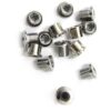 TORNILLOS PLATOS M8x8/8 5 ACERO PLATEADO 15uds