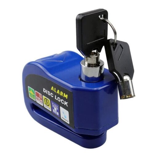 CANDADO DISCO FRENO CON ALARMA E-BIKE/MOTO 6mm AZ